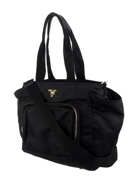 prada tessuto diaper bag.